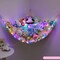 Castle Stuffed Animals Net or Hammock Kids Toy Storage Organizer with LED Light Hanging Corner Stuffed Animals Holder Kids Girls Room Decor(Pack of 1)